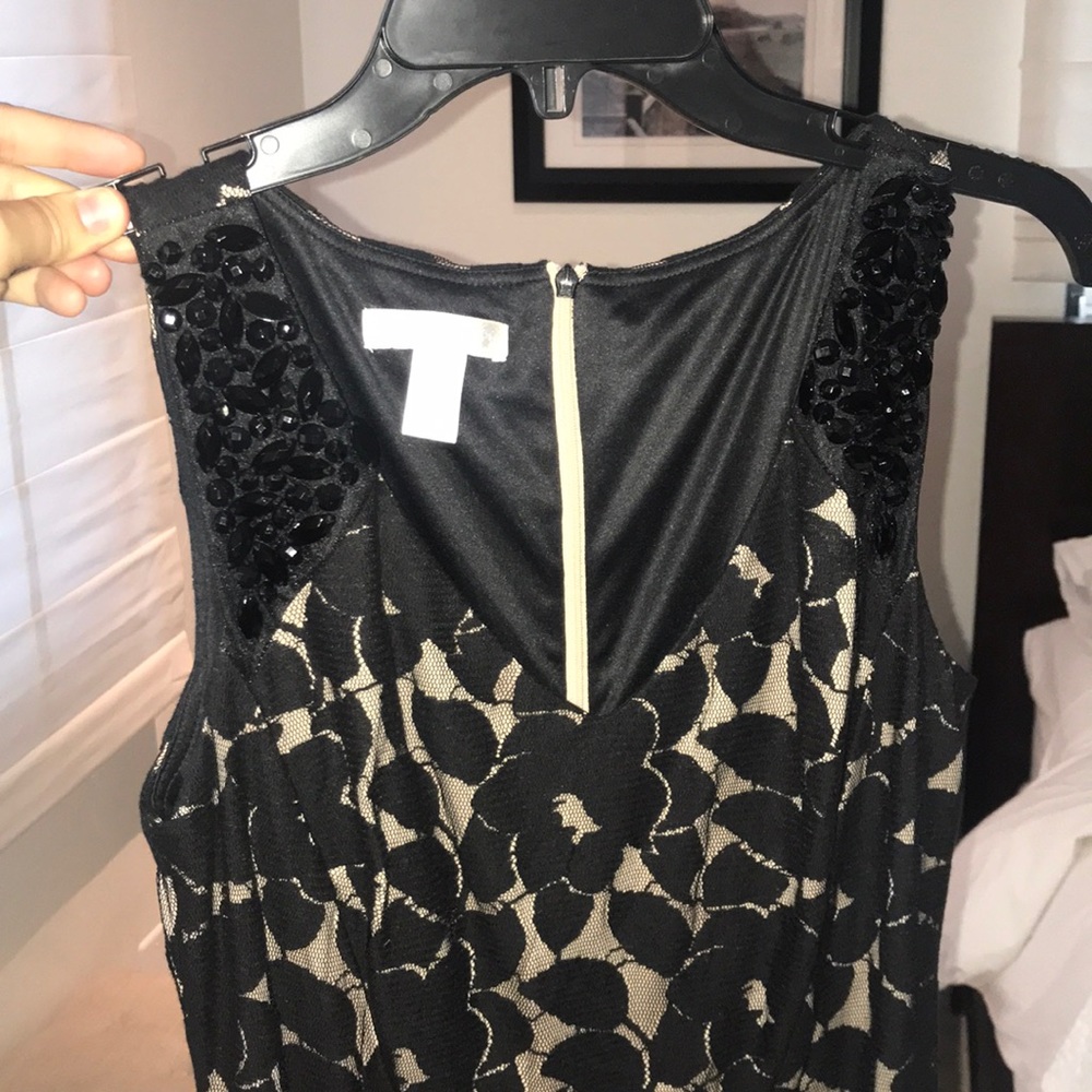 Gorgeous long black lace dress